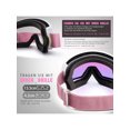thumbnail image 2 of OutdoorMaster OTG Ski Goggles - White - Purple Lens w/ Full Red, 2 of 2