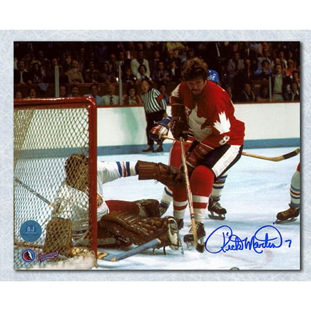 Rick Martin Team Canada Autographed 1976 Canada Cup Hockey 8x10 Photo ...