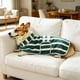 thumbnail image 5 of Perro Mascota Bata de Baño Toalla Absorbente de Vellón Engrosado con Diseño de Rayas, Múltiples Tallas para Razas Pequeñas a Grandes, 5 of 6