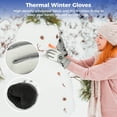 thumbnail image 3 of Guantes de nieve a prueba de viento impermeables - Guantes de esquí antideslizantes unisex Guantes de pantalla táctil, 3 of 8
