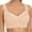 Khaki, variant on 1 Lace Bra Plus Size Bra Women Underwear Bralette Crop Top Female Bra Large Top Female Push Up Brassiere Laced Back Less Bra Sports Bras for Women Medium Support Womens Sports Bra