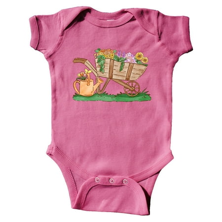 

Inktastic Flower Wheelbarrow Gift Baby Boy or Baby Girl Bodysuit