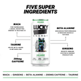 thumbnail image 4 of Lucky Energy Sugar Free Energy Drinks 16 fl oz Can, OG Luck with Maca, Ginseng, Taurine, Beta-Alanine, 200mg Caffeine, Zero Calories, 4 of 6