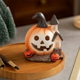 thumbnail image 5 of Halloween Pumpkin Desktop Ornament Resin Figurine for Holiday Party Scary Display, 5 of 5