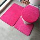 thumbnail image 3 of Wdftyju 3 unids/set alfombrilla de baño en relieve franela cojín de suelo cubierta de asiento de inodoro (E) Wdftyju 1lz9ck6rb1ek2cp2D05, 3 of 6
