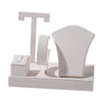 thumbnail image 3 of Exhibidor de joyas, organizador de aretes, soporte para pulseras, aretes y anillos Blanco, 3 of 9