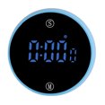 thumbnail image 1 of Timers Alarm Clock Rotation Portable Digital Magnetic  Cooking Electronic Mechanical Touch Remind Kitchen Screen Blue, 1 of 9