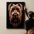 thumbnail image 4 of Briard Dog Art Canvas, Pet Wall, Polygon Art Print on Canvas Canvas, large wall art, bathroom wall art, Ready to Hang,Living Room,Bedroom ＆ Office, 4 of 4