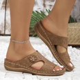 thumbnail image 6 of Mostsola Bohemian Sandals for Women 2025 Casual Slippers Comfortable Slides Open Toe Beach Shoes, 6 of 8