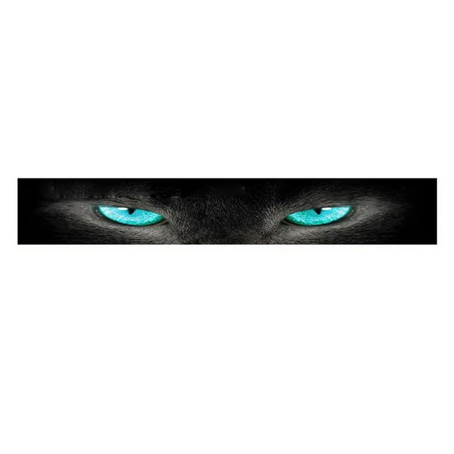 Car Front Windshield Sticker, Rear Block Sunshade Sticker Decoration 3D Stereoscopic Cat Eye Car Sticker Car Decoration Stickers