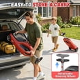 thumbnail image 4 of TOYBSNR 12V Electric Wiggle Car with Pedal, Ride on Toys for Kids with Cleaning Fun, Kids Car with Detachable Mop, Car for Kids Ages 3+, Indoor Outdoor, Red&Black, 4 of 7