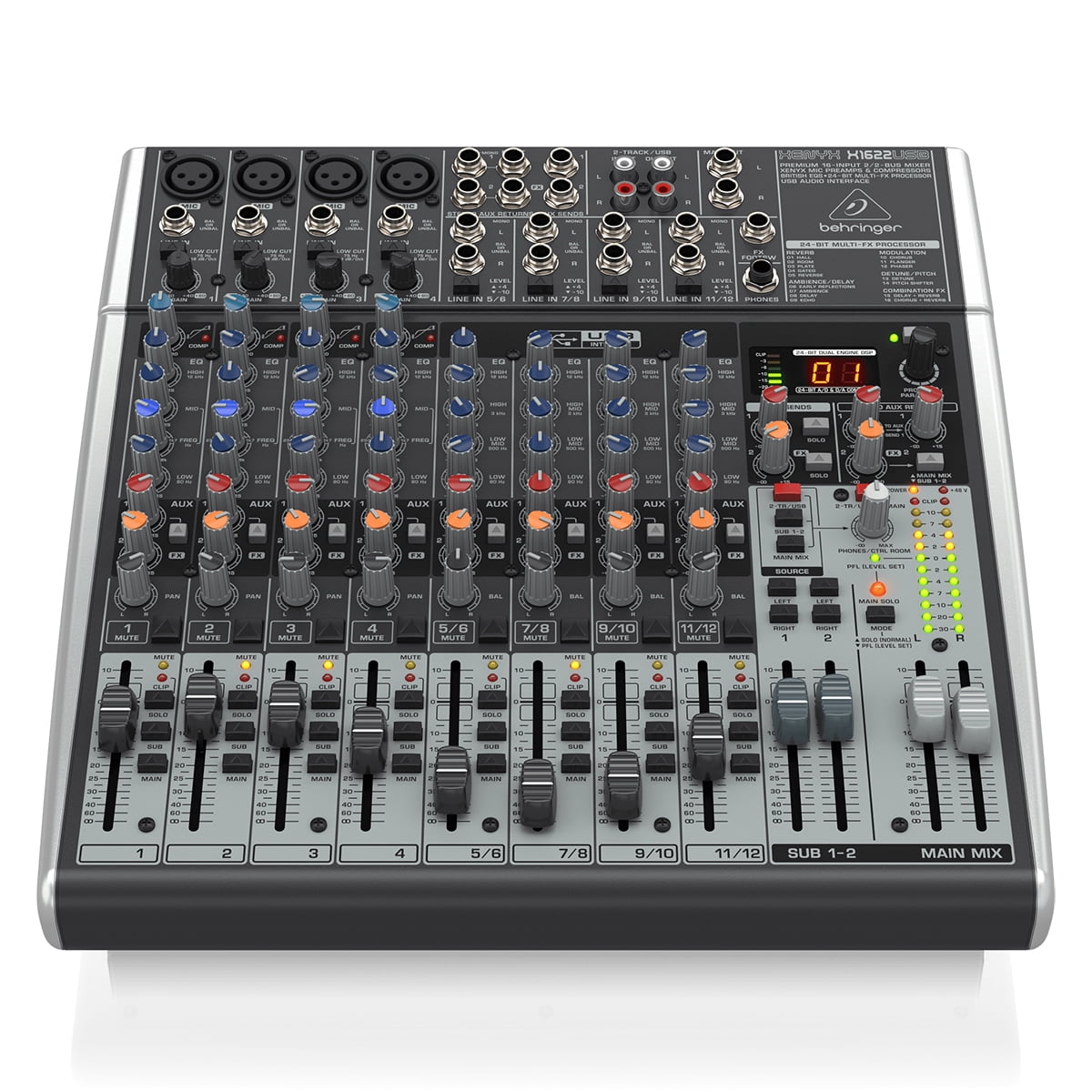 Behringer BEH-XR18 X Air 18-Channel 12-Bus Rackmount Digital Mixer