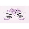 thumbnail image 1 of Rhinestone face Sticker, Carnival Drill Sticker, Masquerade face Decoration, 1 of 1