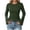 Army Green, variant on Womens Long Sleeve Shirts Zaewscy Women's Solid Color Sports Casual Long Sleeves Thread Ribbed Daily Top Green XXL