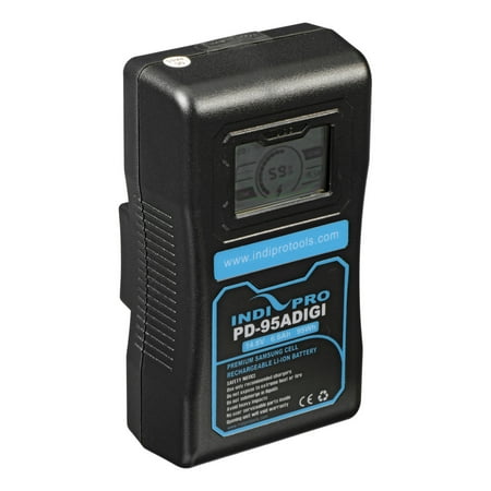 UPC: 0741533994588 | Indipro Tools Compact 95Wh Gold-Mount Li-Ion Battery with LCD