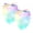 Multi-colored, variant on PhooArto Rainbow Stars Pattern Dog Bandanas, 2 Pack Soft Washable Pet Scarf Triangle for Large Dogs Puppies and Cats