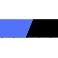 thumbnail image 1 of Telón de fondo azul de doble cara, azul y negro, 30 x 127 cm, 1 of 1