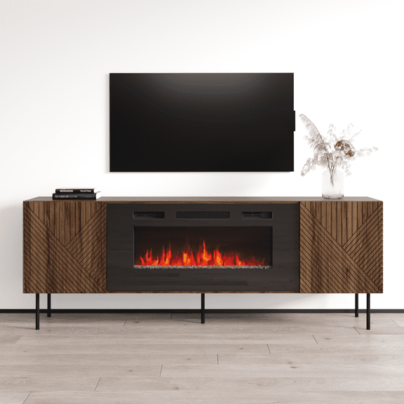 Art Deco BL-EF Fireplace TV Stand