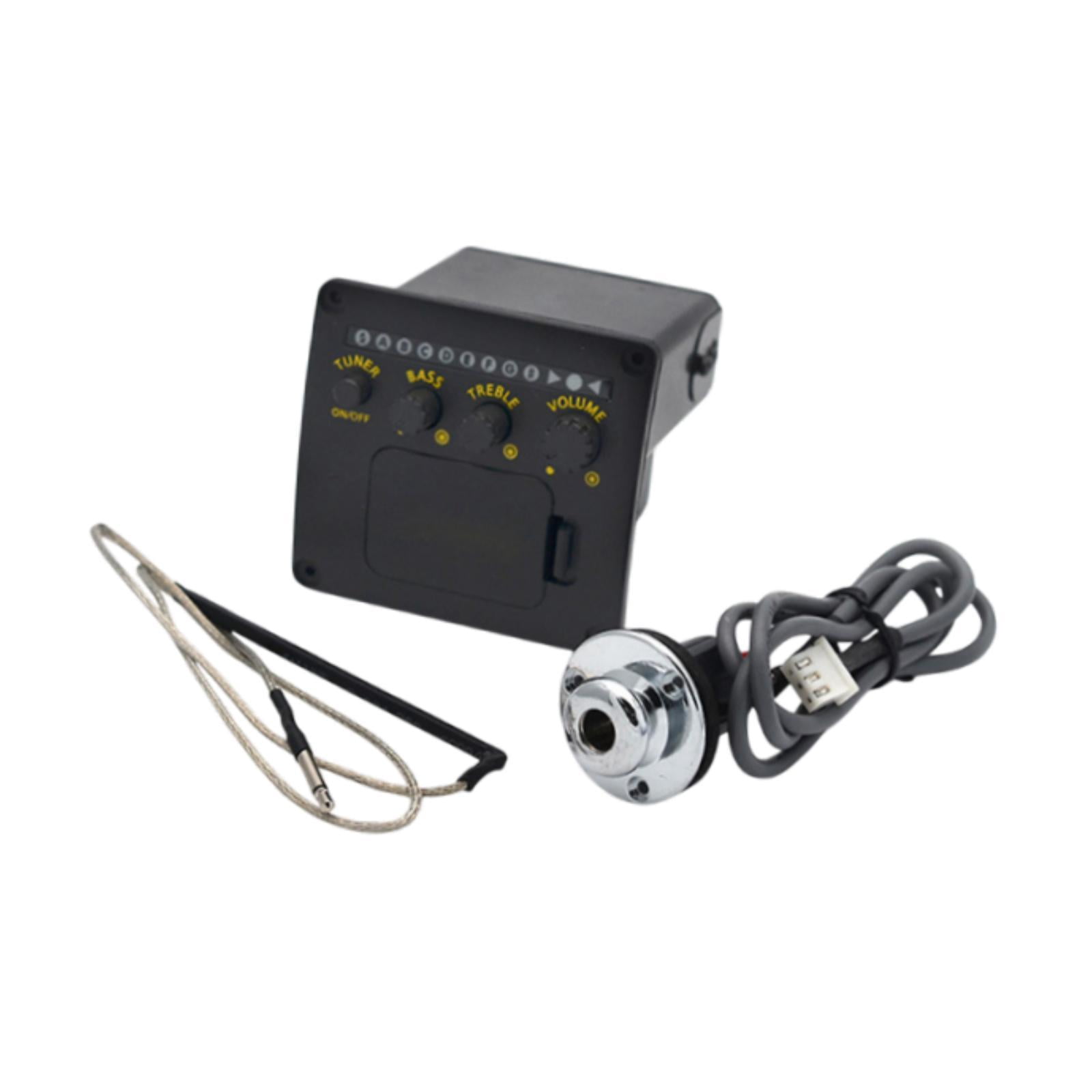 QccHieUs 2 Band Equalizer Tuner Pickup Replacment Components Versatile Musical Instrument
