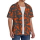 thumbnail image 2 of Fotbe Crayfish Camisa Estampada de Manga Corta para Hombre, Casual de Verano, Estilo Playero, Sin Arrugas-Large, 2 of 5