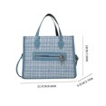 thumbnail image 2 of Bolso de mujer tejido moda elegante embrague femenino bandolera (azul), 2 of 3