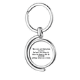 thumbnail image 1 of El aprendizaje depende de ti Rotating keychain Metal Keyring Holder, 1 of 2