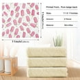 thumbnail image 6 of Yayeee 6 Pack Kitchen Dishcloths for Washing Dishes Soft Absorbent Microfiber Towels, Pink Popsicle Pattern, 6 of 9