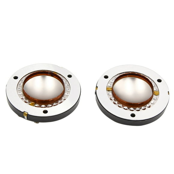 2Pcs 34,4mm Bobina de Voz Diafragma de Altavoz Agudo con Soporte de Sustitución