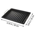 thumbnail image 2 of Minkissy 1Pc Compact Design Nonstick Frying Pan Heavyweight Barbecue Tray Black, 2 of 8