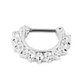 thumbnail image 3 of 14G Diamante Crystal Septum Nose Jewelry, 3 of 5