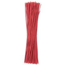 Uxcell 300 Pcs Plastic Twist Ties, 6 Inch Reusable Cable Ties, 0.04 Inch Wide Bag Coated Ties Red