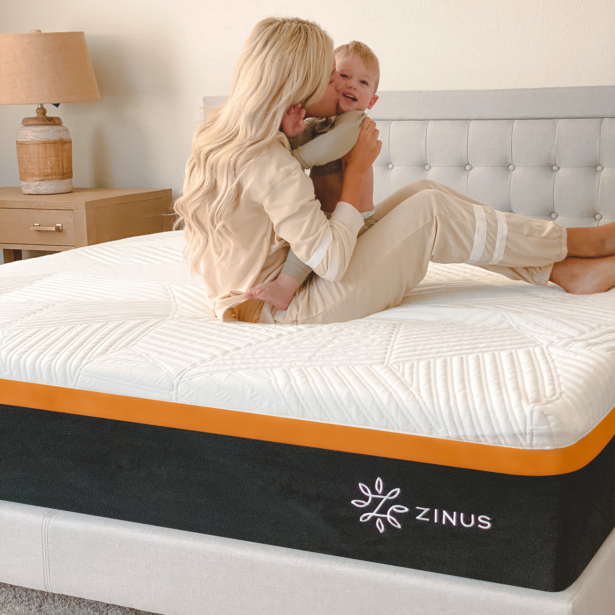 Zinus Cooling Copper ADAPTIVE® 12" Copper Memory Foam Pocket Spring Hybrid Mattress, Queen - image 2 of 10