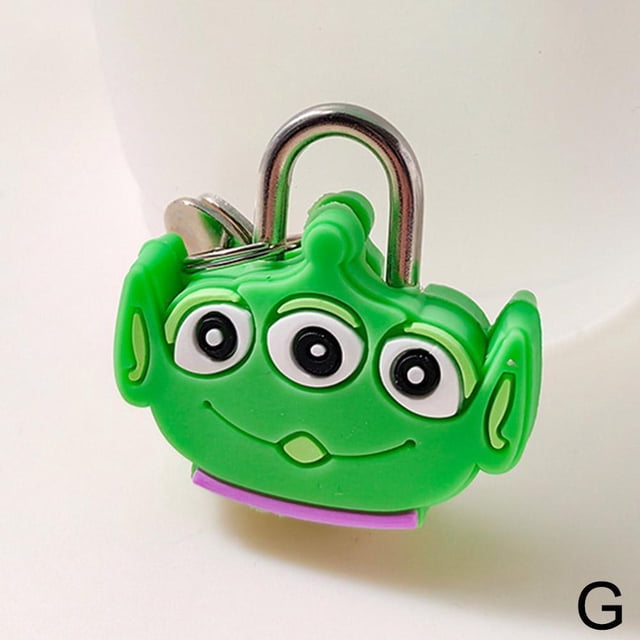 Cartoon Small Padlock Suitcase Lock Drawer Lock Metal Gym Wardrobe Lock Student Dormitory Cartoon Small Padlock