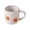 Cup, variant on Halloween Pumpkin Ceramic Mug 301-400ml, Embossed Jack-o'-Lantern Pattern Porcelain Drinking Cup for Fall Home Party & Holiday Gift