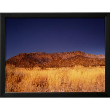 Sandia Mountains Desert Twilight Landscape New Mexico Framed Print Sandia Mountains Desert Twilight Landscape New Mexico Framed Print Wall Art By Kevin Lange