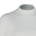 thumbnail image 5 of Outfmvch crop tops for women Exposure Of Navel Long Sleeve Solid Shirt womens tops crop tops White, 5 of 7