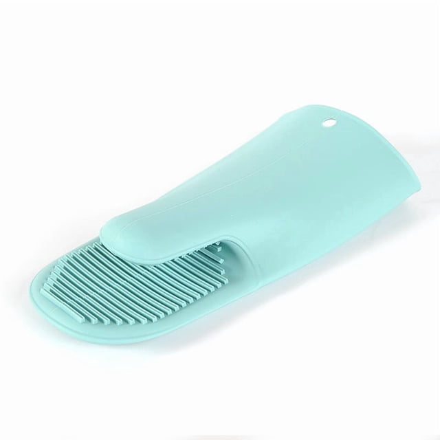 Guantes aislantes térmicos para microondas en cocina, silicona antideslizante, alimentos flexibles, protegen las manos de las altas temperaturas