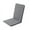 Dark Gray, variant on Luoshdecor Square Stripe Chair Cushion Set for Rocking Chair, Soft Thin Lightweight Back Pillow & Seat Cushion Non-Slip for Outdoor, Garden, yard
