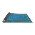 thumbnail image 2 of Ahgly Company Indoor Round Oriental Light Blue Industrial Area Rugs, 6' Round, 2 of 4