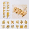 thumbnail image 4 of Shell Piece Diamond Rhinestone Decoration Pearl Butterfly Nail Sticker, 4 of 5