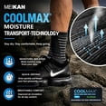 thumbnail image 5 of Men's and Women's Mid-Cut Running Toe Socks - Coolmax Material, Quick-Dry Toe Socks, Suitable for Trail Running, Marathon, Hiking (3 Pairs), 5 of 9