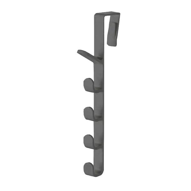 Billuyoard Colgador trasero para puerta de armario, gancho para ropa, armario, toallero, soporte para llaves, organizador Vertical para baño y hogar Almacenamiento y organización del hogar Negro Billuyoard HA078751-03
