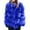 Blue, variant on Cameland 2024 Clearance Sales, Jackets for Women, Women Winter Hooded New Faux Fur Jacket Warm Thick Outerwear Jacket Winter Coats for Women