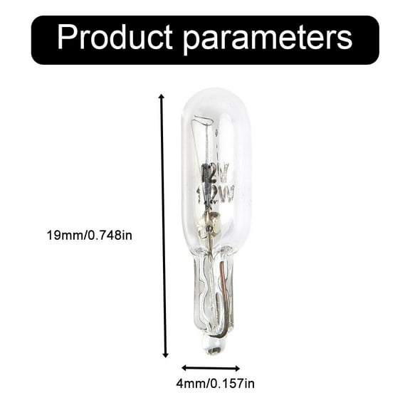 10PCS T5 286 12V 1.2W Car dashboard light bulb or Instrument Panel bulb