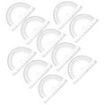 thumbnail image 4 of Shisuyan 10 Pcs Rapporteur de Mesure Rapporteur Demi-Cercle Rapporteur en Plastique Rapporteur de Mesure Pratique, 4 of 8
