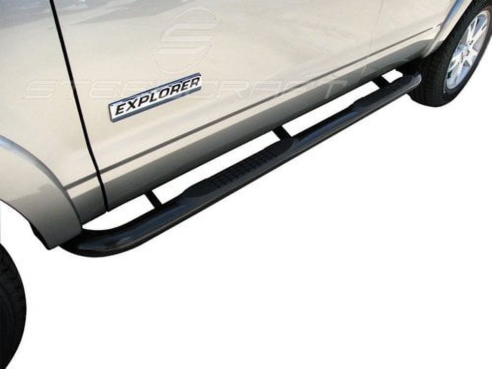 Nerf Bar 00-04 Dodge Dakota Quad/Ext Cab Black Milble Steel 3 