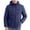 Blue, variant on Men Heated Jacket 21 Heating Zones USB Charging Hooded Winter Coat for Cycling Skiing Camping Fishing Thermal Outerwear