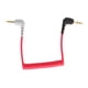 thumbnail image 2 of Cable TRRS de 3,5 mm a 3,5 mm macho a macho en espiral en ángulo recto Cable de conexión de micrófono de 3,5 mm para teléfono tableta para Rode SC7, 2 of 5