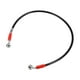 thumbnail image 1 of 65 cm 25.59 "Longitud 10 mm ID Motocicleta Línea de freno hidráulico Tubo de manguera de aceite 28 ° 0 ° Cable trenzado de acero inoxidable para ATV Motocross Sport Bikes Negro, 1 of 9