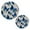 Blue and White Butterfly, variant on Cotton Thread Weave Hot Pot Holders Multi-use Hot Mats Non-Slip Coasters Heat Resistant Potholders for Cooking Baking Dark Teal Turtle Pattern